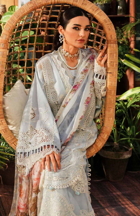 Kahf - Kahf Luxury Lawn'24 By Kahf Embroidered Lawn Suit Unstitched 3 Piece Summer Collection - aubranz.com