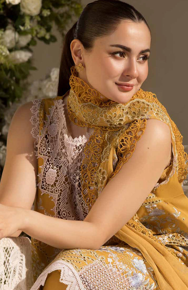 Sobia_Nazir - Sobia Nazir Luxury Lawn'25 Embroidered Suits Unstitched 3 Piece - Summer Collection - aubranz.com