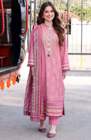Aaina e Gulabi Asim Jofa Arabic Lawn Collection 2024 SKU#49
