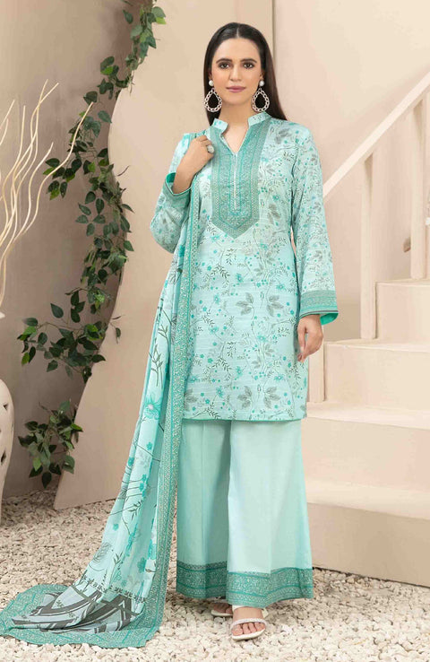 Tawakkalfabrics - Tiyani Digital Printed Slub Lawn'24 By Tawakkal Unstitched 3 Piece Summer Collection - aubranz.com