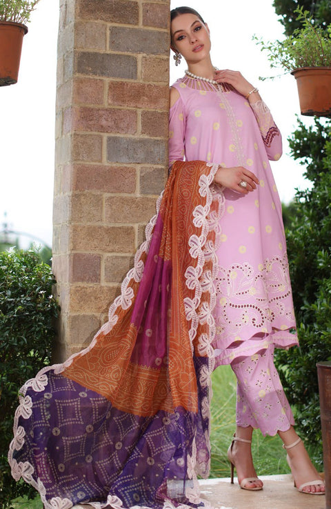 Charizma - Sheen Lawn'25 By Charizma Embroidered Suits Unstitched 3 Piece - Summer Collection - aubranz.com