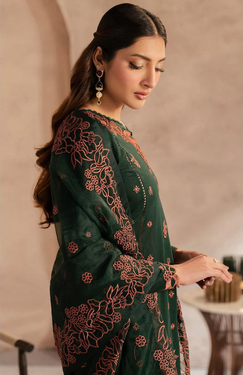 Zarif - Zarif Lawn'25 Embroidered Suits Unstitched 3 Piece - Summer Collection - aubranz.com