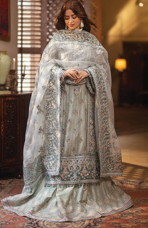 Serene - Sajal Bridal Edit'24 by Serene Unstitched 3 Piece Wedding Collection - aubranz.com