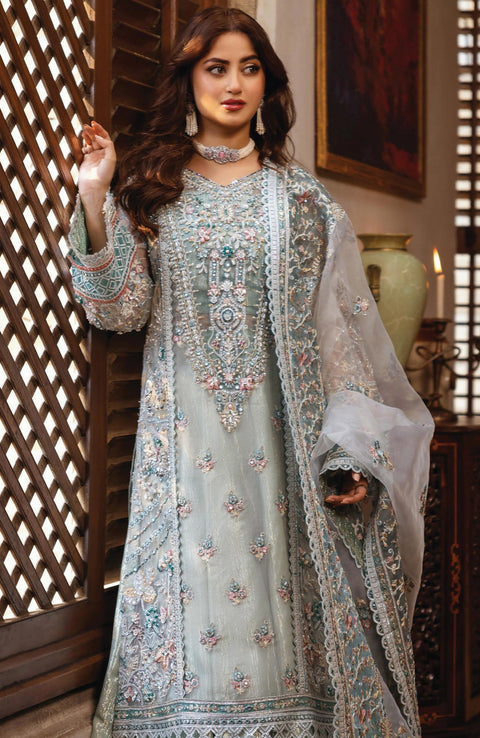 Serene - Sajal Bridal Edit'24 by Serene Unstitched 3 Piece Wedding Collection - aubranz.com