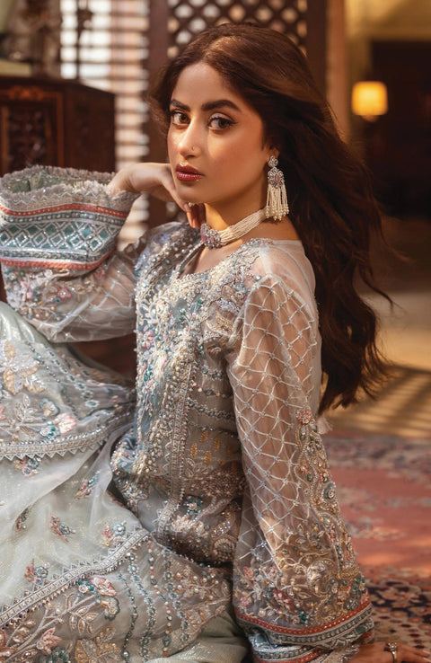 Serene - Sajal Bridal Edit'24 by Serene Unstitched 3 Piece Wedding Collection - aubranz.com