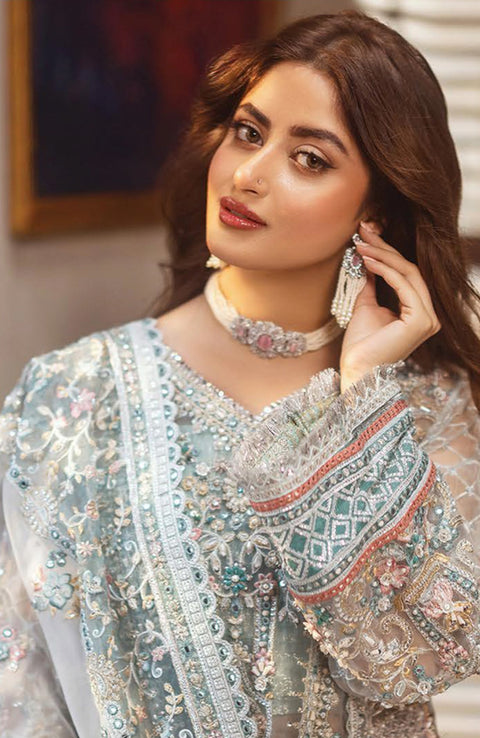 Serene - Sajal Bridal Edit'24 by Serene Unstitched 3 Piece Wedding Collection - aubranz.com