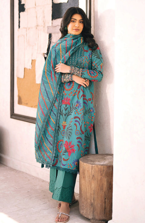 Xenia - Summer Soiree Lawn'24 By Xenia Lawn Suit Unstitched 3 Piece Summer Collection - aubranz.com