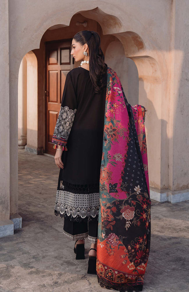 Xenia - Farozaan By Xenia Embroidered Lawn suit Unstitched 3 Piece XNFRZ24L 05 - Adan - Summer Collection - aubranz.com