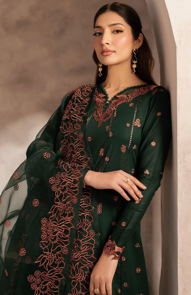 Zarif - Zarif Lawn'25 Embroidered Suits Unstitched 3 Piece - Summer Collection - aubranz.com