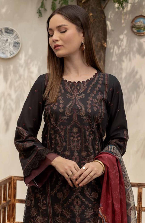 Zarif - Festive Embroidered Printed Edit'24 By Zarif Lawn Suit Unstitched 3 Piece Summer Collection - aubranz.com