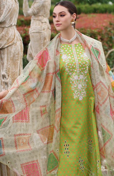 Charizma - Sheen Lawn'25 By Charizma Embroidered Suits Unstitched 3 Piece - Summer Collection - aubranz.com