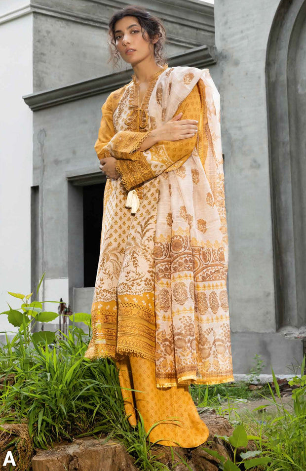 Sobia_Nazir - FALL EDIT COLLECTION'24 BY SOBIA NAZIR 3 PIECE UNSTITCHED WINTER - aubranz.com