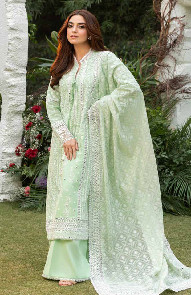 Sobia_Nazir - Sobia Nazir Luxury Lawn'25 Embroidered Suits Unstitched 3 Piece - Summer Collection - aubranz.com