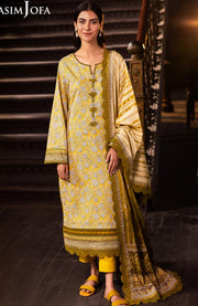 Asimjofa - Asim Jofa Lawn'25 Printed Suits Unstitched 3 Piece - Summer Collection - aubranz.com