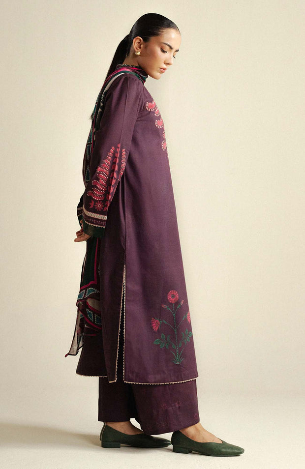 Zara_Shahjahan - Coco Prints'25 Vol-4 by Zara Shahjahan Printed Lawn Suits Unstitched 3 Piece - Summer Collection - aubranz.com