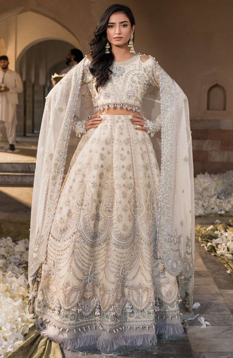 Elaf - Celebrations by Elaf Embroidered Organza Suit Unstitched 4 Piece - Formal Collection - aubranz.com