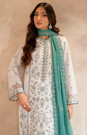 Zarif - Zarif Lawn'25 Embroidered Suits Unstitched 3 Piece - Summer Collection - aubranz.com