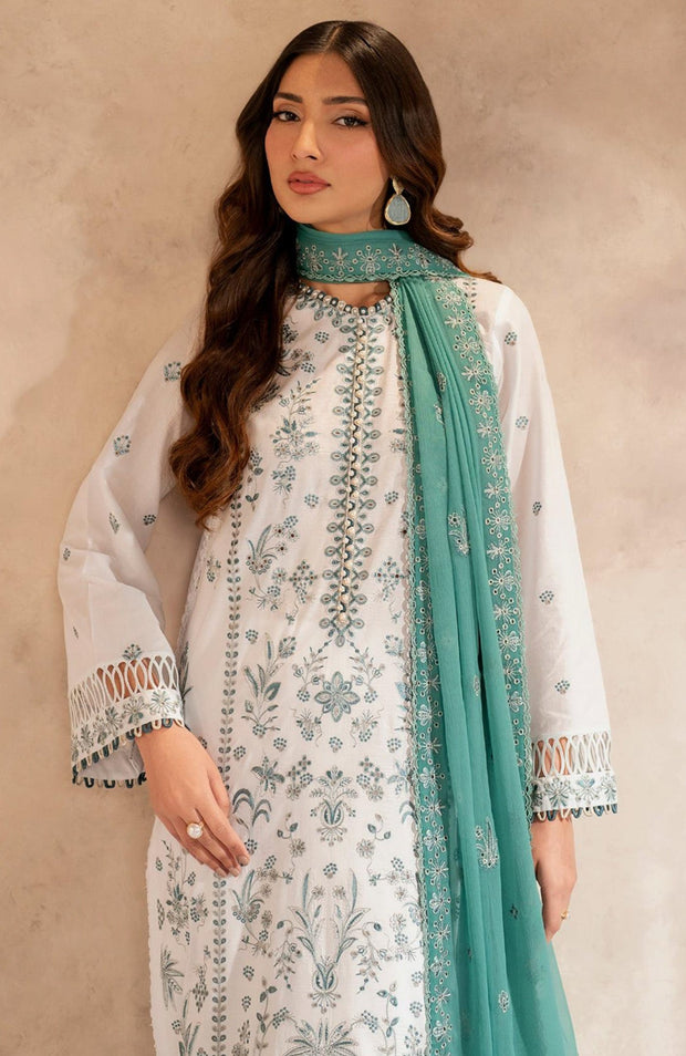 Zarif - Zarif Lawn'25 Embroidered Suits Unstitched 3 Piece - Summer Collection - aubranz.com