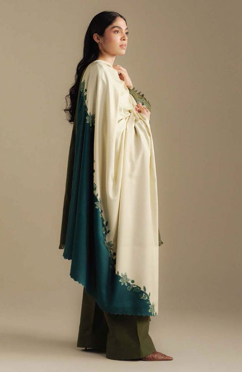 Zara_Shahjahan - COCO WINTER'25 BY ZARA SHAHJAHAN EMBROIDERED KHADDAR SUITS UNSTITCHED 3 PIECE - WINTER COLLECTION - aubranz.com