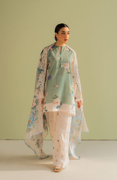 Zara_Shahjahan - Coco Prints'25 by Zara Shahjahan Printed Lawn Suit Unstitched 3 Piece - Summer Collection - aubranz.com