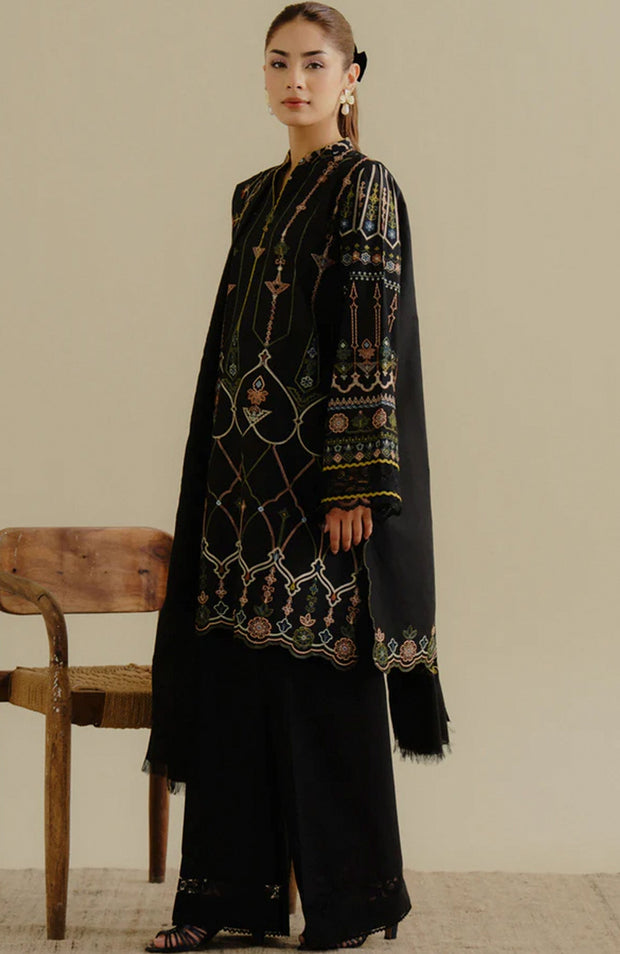 Zara_Shahjahan - Coco Lawn Drop Two'25 By Zara Shahjahan Embroidered Lawn Suits Unstitched 3 Piece - Summer Collection - aubranz.com