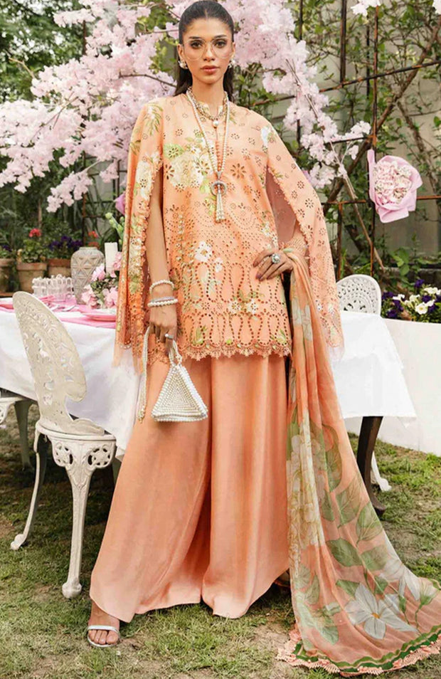 Mariab - MPrint Eid Edit'25 By Maria B Embroidered Lawn Suits Unstitched 3 Piece - Summer Collection - aubranz.com