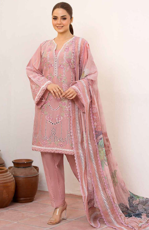 Sobia_Nazir - Sobia Nazir Vital Lawn'25 Embroidered Suits Unstitched 3 Piece - Summer Collection - aubranz.com