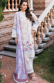 Afrozeh - Afrozeh Damask Lawn'25 Embroidered Suits Unstitched 3 Piece - Summer Collection - aubranz.com