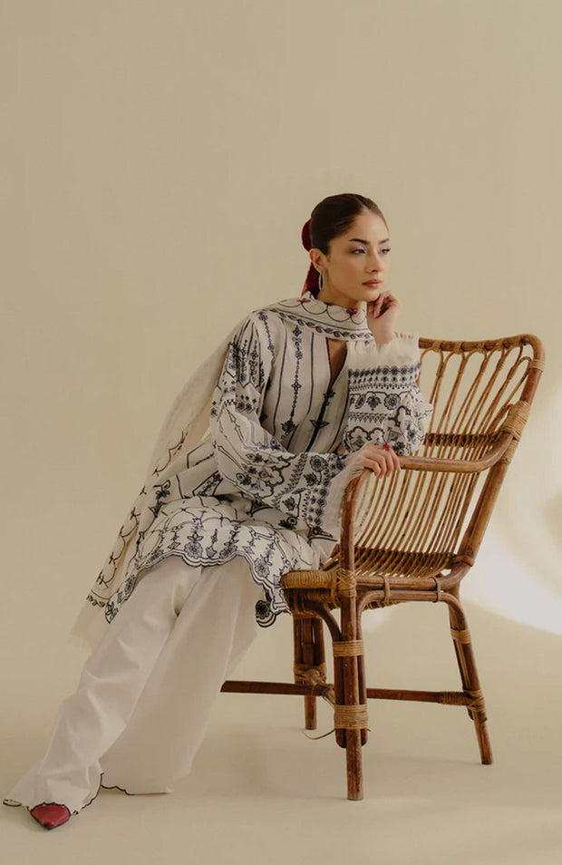 Zara_Shahjahan - Coco Lawn Drop Two'25 By Zara Shahjahan Embroidered Lawn Suits Unstitched 3 Piece - Summer Collection - aubranz.com