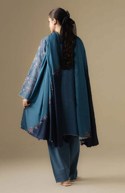 Zara_Shahjahan - COCO WINTER'25 BY ZARA SHAHJAHAN EMBROIDERED KHADDAR SUITS UNSTITCHED 3 PIECE - WINTER COLLECTION - aubranz.com