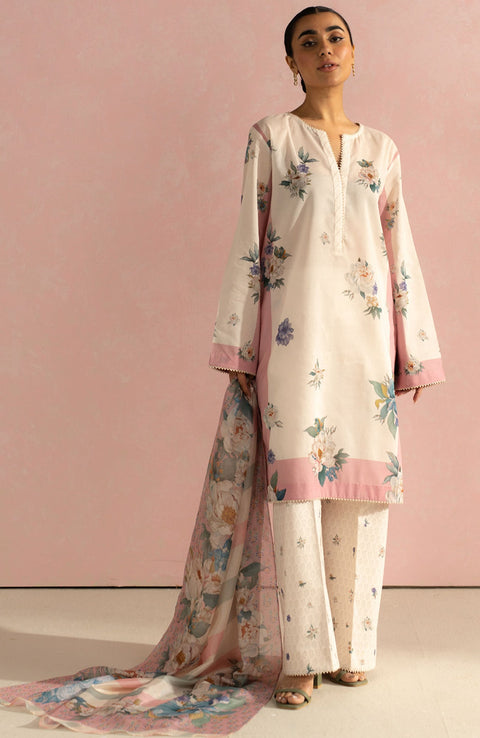 Zara_Shahjahan - Coco Prints'25 by Zara Shahjahan Printed Lawn Suit Unstitched 3 Piece - Summer Collection - aubranz.com