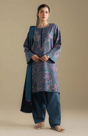 Zara_Shahjahan - COCO WINTER'25 BY ZARA SHAHJAHAN EMBROIDERED KHADDAR SUITS UNSTITCHED 3 PIECE - WINTER COLLECTION - aubranz.com