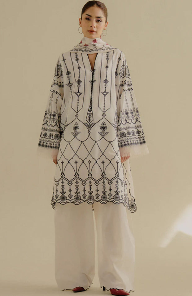 Zara_Shahjahan - Coco Lawn Drop Two'25 By Zara Shahjahan Embroidered Lawn Suits Unstitched 3 Piece - Summer Collection - aubranz.com