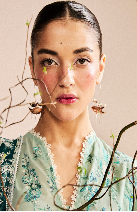 Zara_Shahjahan - Satori Lawn'25 By Zara Shahjahan Embroidered Suits Unstitched 3 Piece - Summer Collection - aubranz.com