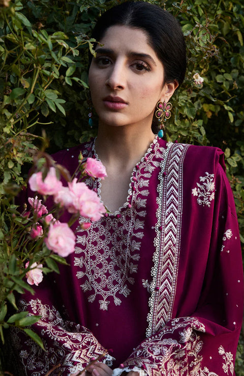 Zaha - ZAHA WINTER COLLECTION'24 EMBROIDERED SUITS UNSTITCHED 3 PIECE- WINTER COLLECTION' - aubranz.com