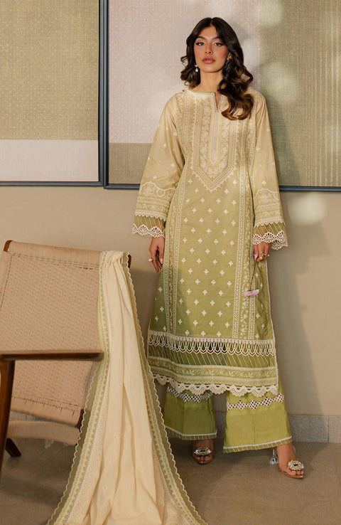 Zellbury - ZELLBURY EMBROIDERED COTTON SUITS'25 UNSTITCHED 3 PIECE - WINTER COLLECTION - aubranz.com