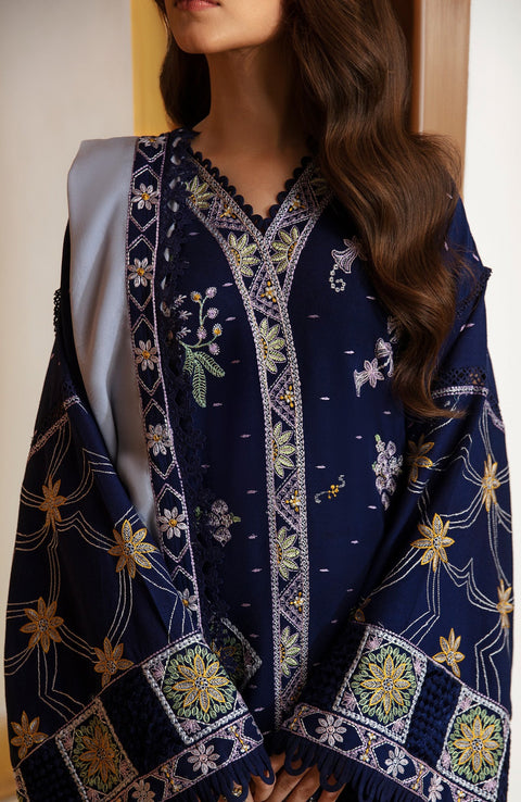 Republic - Rosaleè Winter'24 By Republic Embroidered Suits Unstitched 3 Piece - Winter Collection - aubranz.com