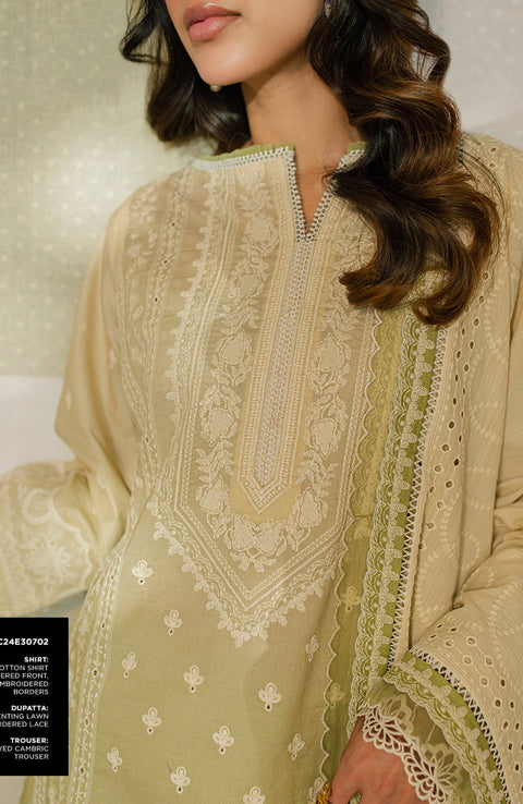 Zellbury - ZELLBURY EMBROIDERED COTTON SUITS'25 UNSTITCHED 3 PIECE - WINTER COLLECTION - aubranz.com