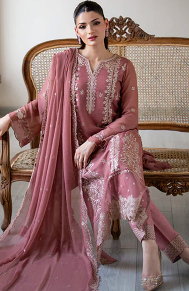 Azure - Azure Ensembles Festive Lawn'25 Embroidered Suits Unstitched 3 Piece - Summer Collection - aubranz.com