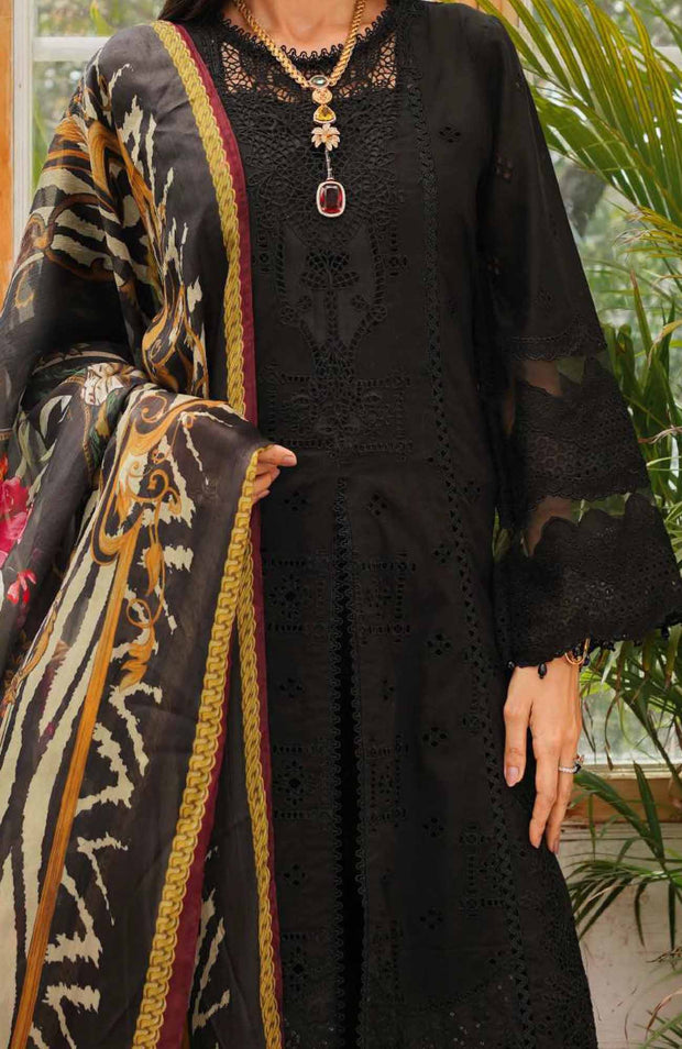Kahf - Kahf Luxury Lawn'24 By Kahf Embroidered Lawn Suit Unstitched 3 Piece Summer Collection - aubranz.com