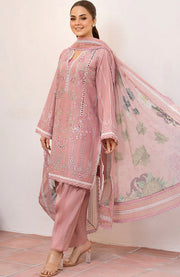 Sobia_Nazir - Sobia Nazir Vital Lawn'25 Embroidered Suits Unstitched 3 Piece - Summer Collection - aubranz.com