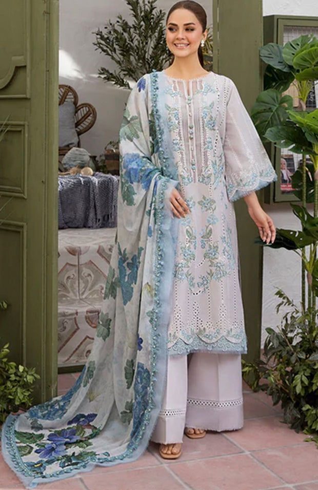Sobia_Nazir - Sobia Nazir Vital Lawn'25 Embroidered Suits Unstitched 3 Piece - Summer Collection - aubranz.com