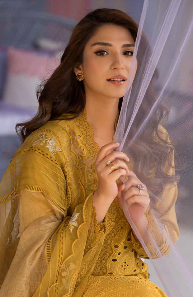 Sobia_Nazir - Sobia Nazir Luxury Lawn'25 Embroidered Suits Unstitched 3 Piece - Summer Collection - aubranz.com