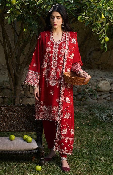Zaha - ZAHA WINTER COLLECTION'24 EMBROIDERED SUITS UNSTITCHED 3 PIECE- WINTER COLLECTION' - aubranz.com
