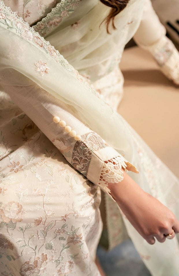 Zarif - Zarif Lawn'25 Embroidered Suits Unstitched 3 Piece - Summer Collection - aubranz.com