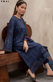 Zarif - Festive Embroidered Printed Edit'24 By Zarif Lawn Suit Unstitched 3 Piece Summer Collection - aubranz.com