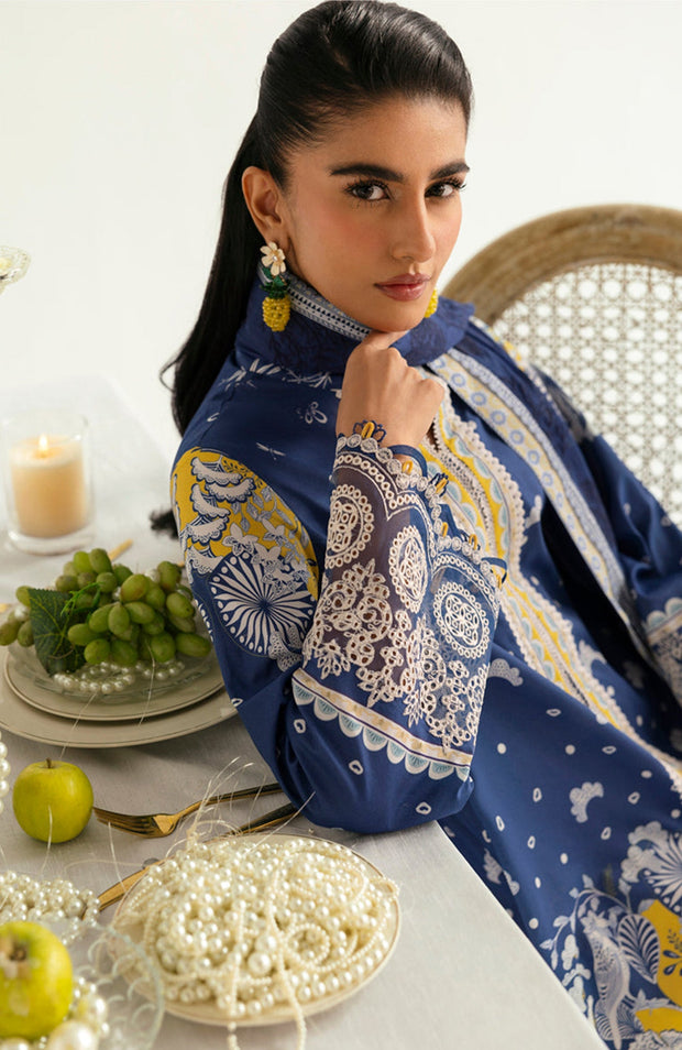Qalamkar - Qprints by Qalamkar'25 Printed Lawn Suits Unstitched 3 Piece - Summer Collection - aubranz.com