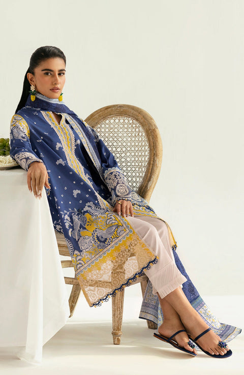 Qalamkar - Qprints by Qalamkar'25 Printed Lawn Suits Unstitched 3 Piece - Summer Collection - aubranz.com