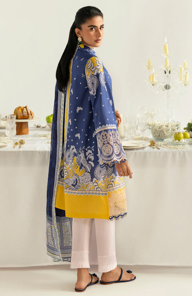 Qalamkar - Qprints by Qalamkar'25 Printed Lawn Suits Unstitched 3 Piece - Summer Collection - aubranz.com