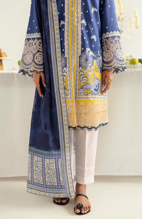 Qalamkar - Qprints by Qalamkar'25 Printed Lawn Suits Unstitched 3 Piece - Summer Collection - aubranz.com